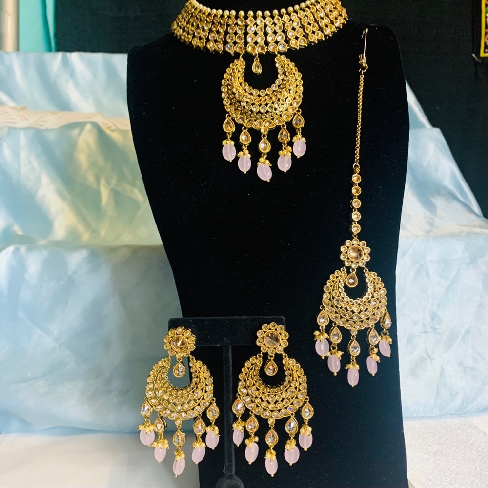✨ **CLOSE OUT- Final Items** ✨ bridal Indian pakistani kundan polki jewelry set